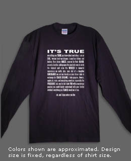 It's True shirt