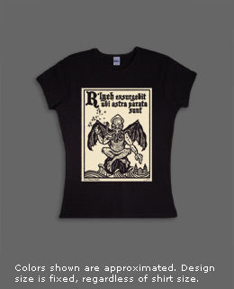 R'lyeh Rising - Cthulhu woodcut shirt