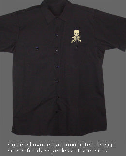 Jolly Roger Cthulhu workshirt