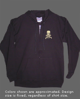 Jolly Roger Cthulhu zip up hoody