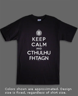 Keep Calm and Cthulhu Fhtagn t-shirt