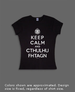 Keep Calm and Cthulhu Fhtagn t-shirt