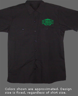 Cthulhu Absinthe workshirt