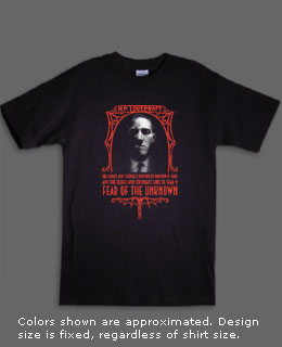 H.P. Lovecraft - Fear of The Unknown shirt