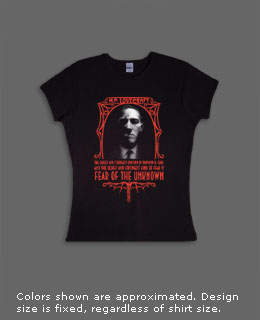 H.P. Lovecraft - Fear of The Unknown shirt