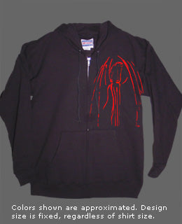 Red Cthulhu hoody