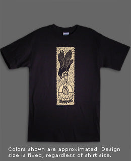 Raven woodcut shirt