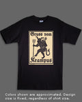 Greetings From Krampus woodcut t-shirt