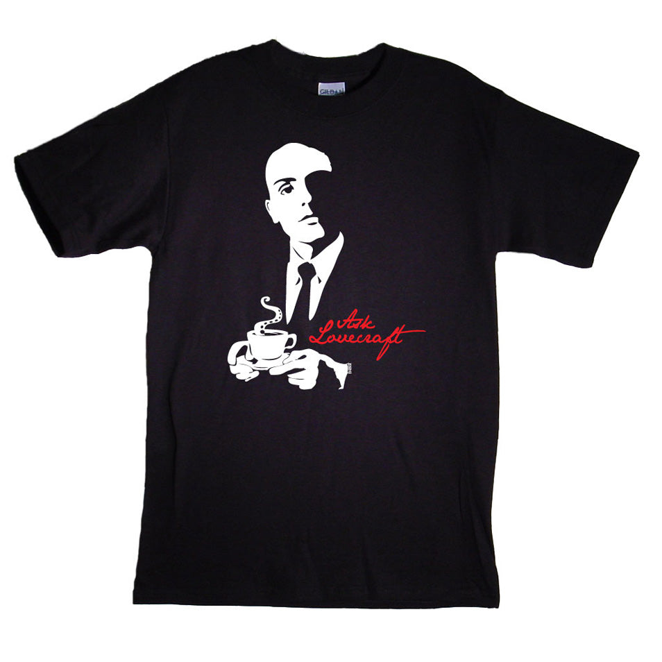 Ask Lovecraft logo shirt