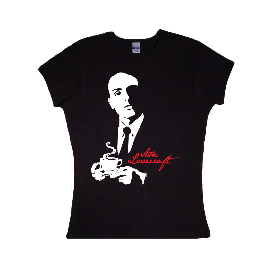 Ask Lovecraft logo shirt