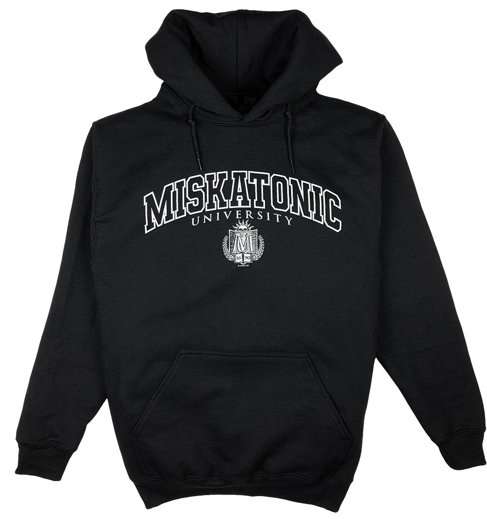 Miskatonic University Ivy League pullover Hoody (black or gray)
