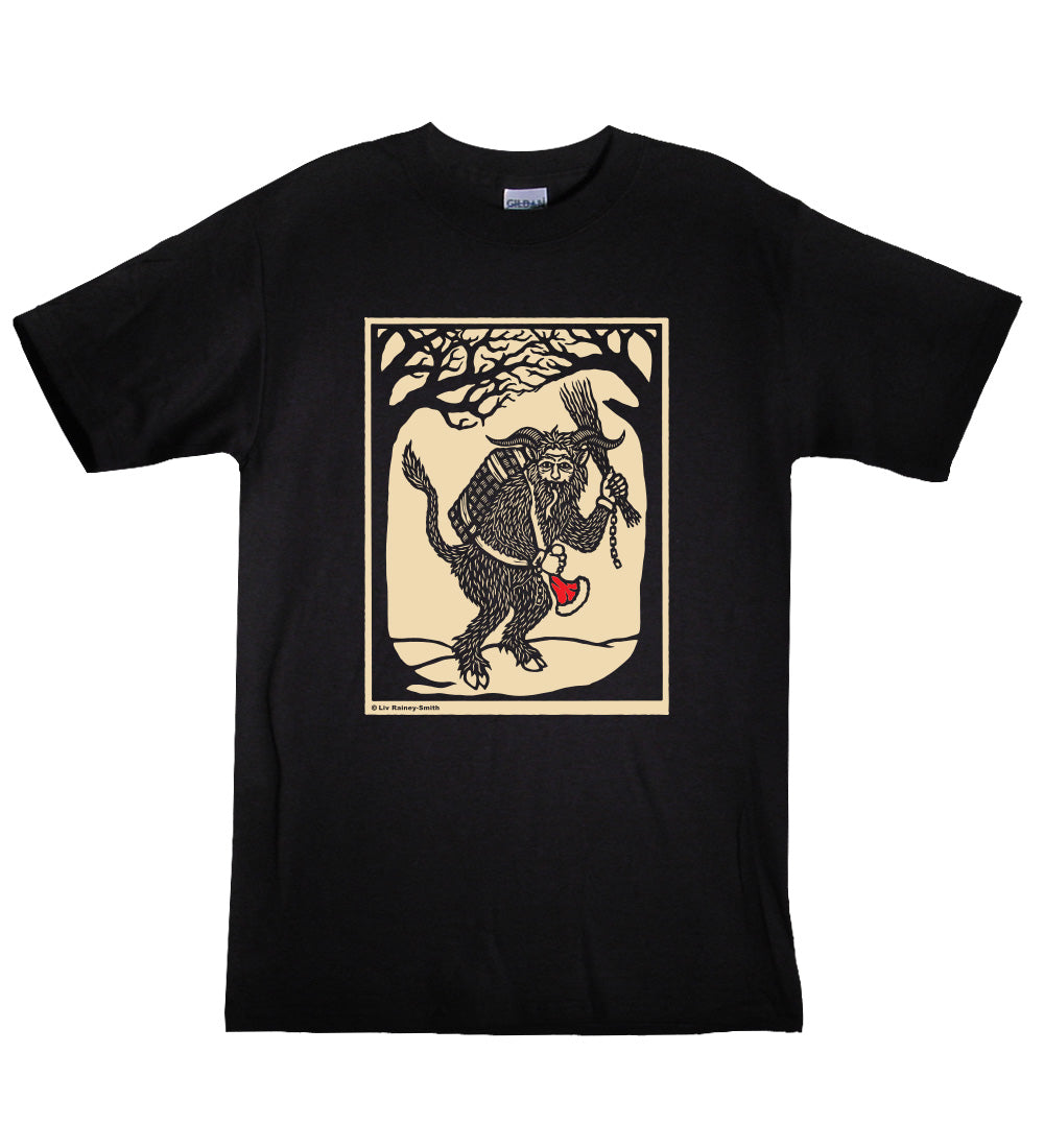 You'd Better Watch Out - Krampus woodcut t-shirt