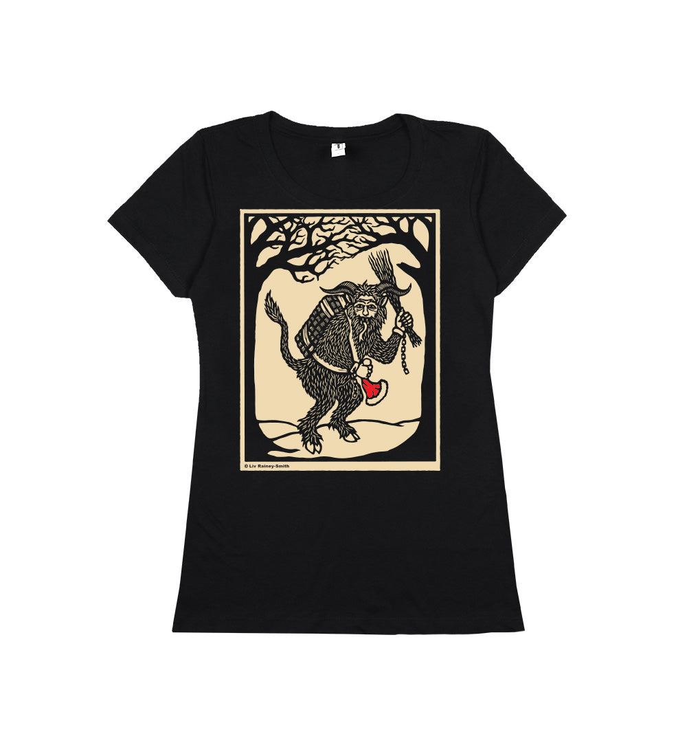 You'd Better Watch Out - Krampus woodcut t-shirt