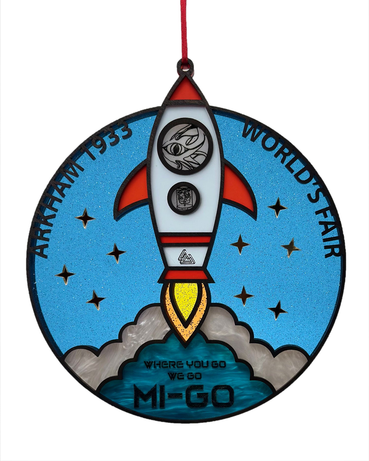 MI-GO Rocket suncatcher