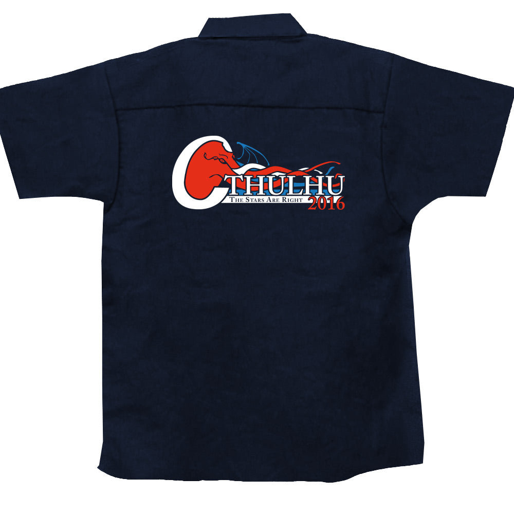 Cthulhu for President. The Stars are Right (work shirt)