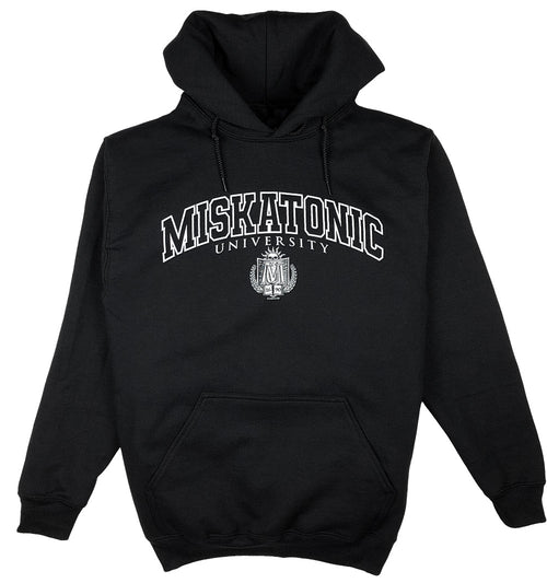 Miskatonic University Ivy League pullover Hoody (black or gray)