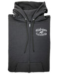 Miskatonic Shield zip up hoody (GRAY)