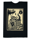Tsathoggua woodcut t-shirt
