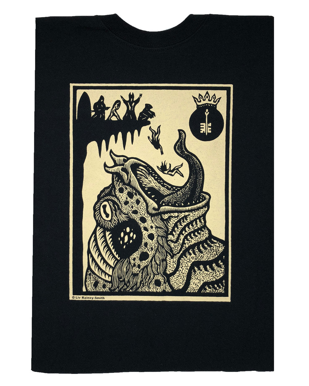 Tsathoggua woodcut t-shirt