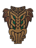 Tiki Cthulhu embroidered patch