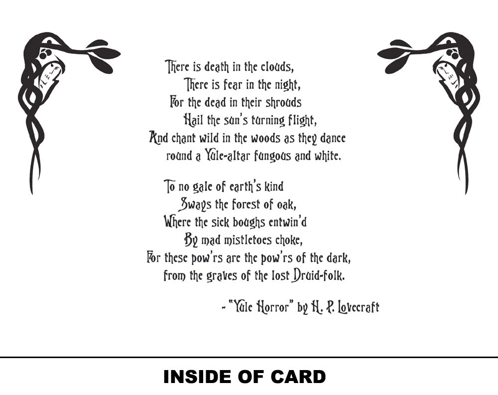 Lovecraft Yule Horror holiday cards (set of 10)