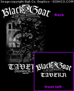 Black Goat of the Woods Tavern workshirt