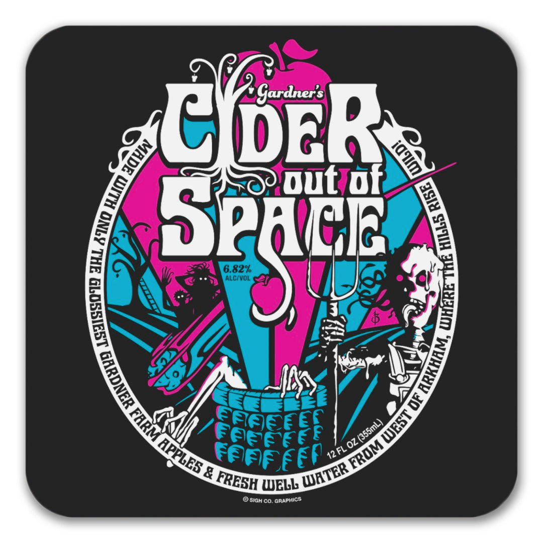 Cider Out of Space Coasters (4pk)