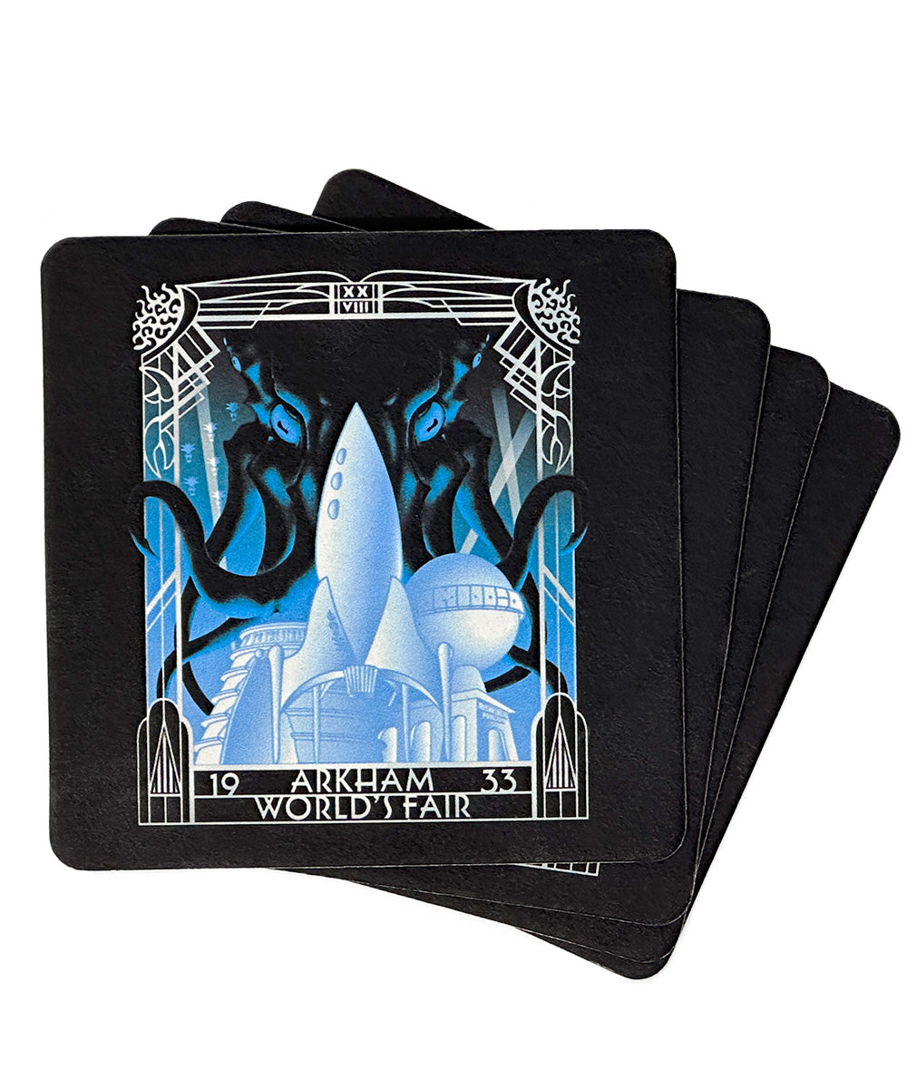 Arkham Worlds Fair Coaster (4-pack)