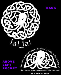 Cthulhu celtic knot workshirt