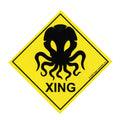 Cthulhu Crossing sign (STICKER)
