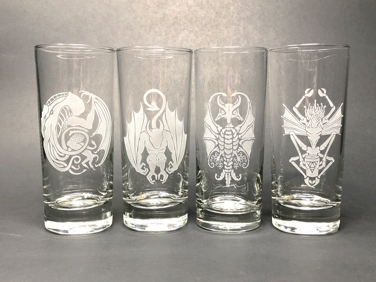Cthulhu Mythos Creatures Whiskey glass set (signature series)