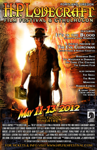 2012 H.P. Lovecraft Film Festival - Portland Official poster