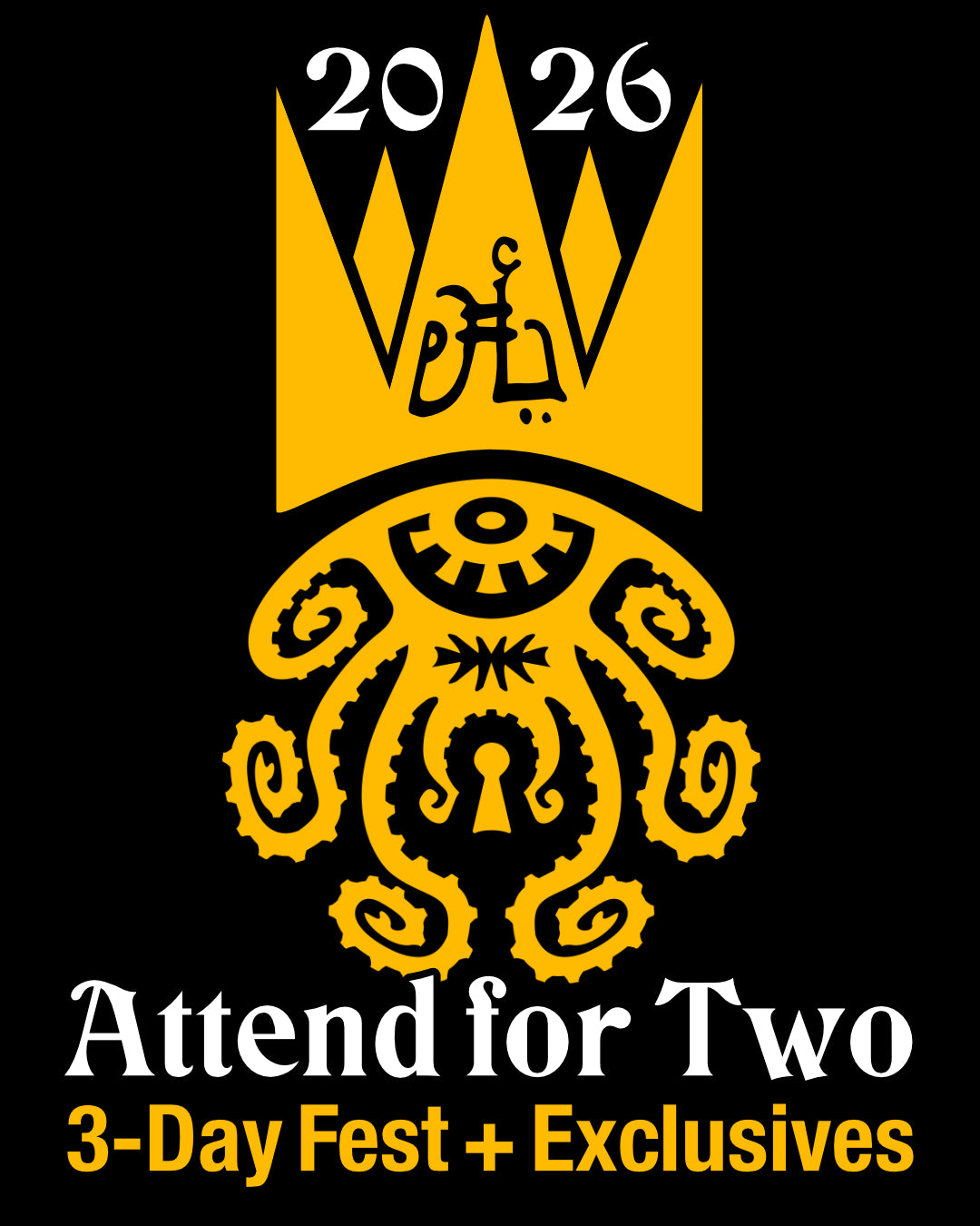 HPLFF2026 Fundraiser Tier: 3-Day Attend for TWO