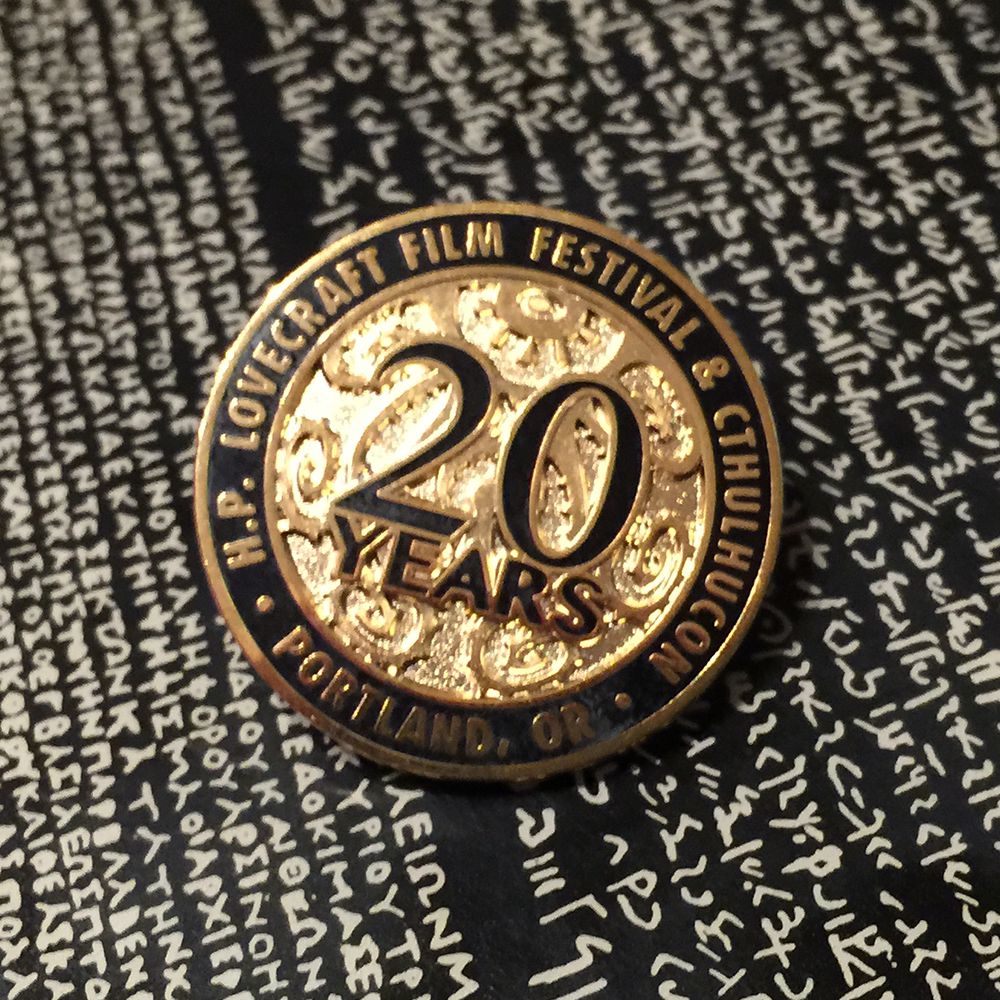 H.P. Lovecraft Film Festival 20th Anniversary Pin