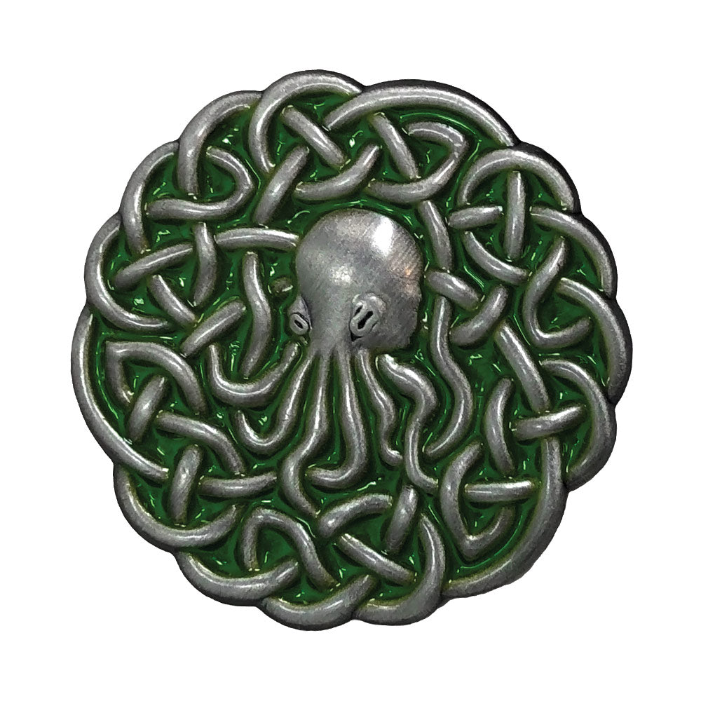 Cthulhu Celtic Knotwork Pin