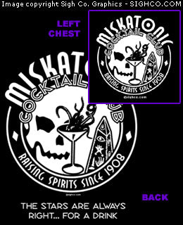 Miskatonic Cocktail Club shirt