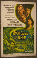 War Gods of the Deep (canvas backed movie poster)