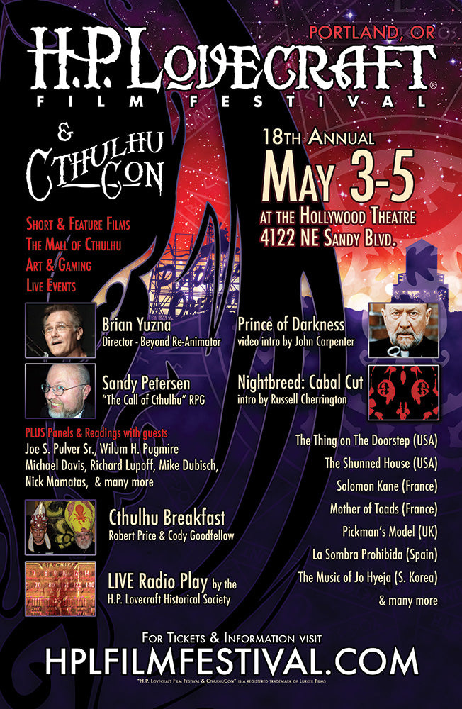 Portland 2013 H.P. Lovecraft Film Festival & CthulhuCon Promo poster