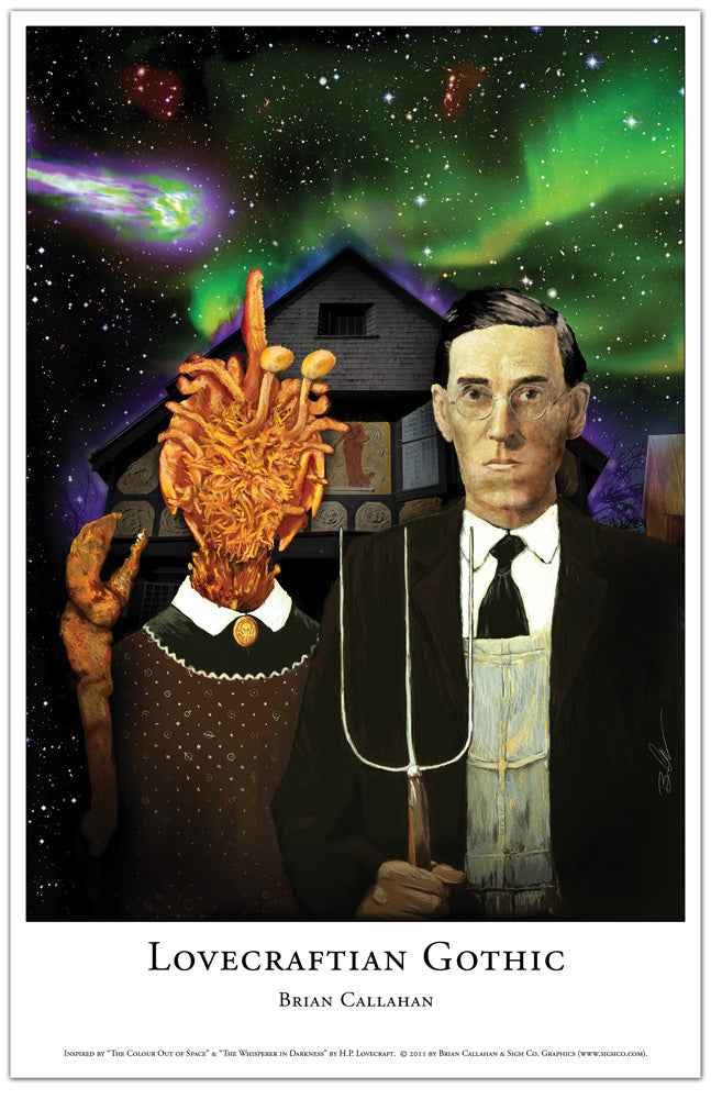 Lovecraftian Gothic Limited Edition fine art print