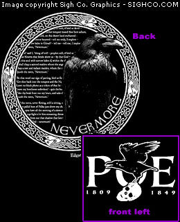 Edgar Allan Poe - Nevermore Work shirt