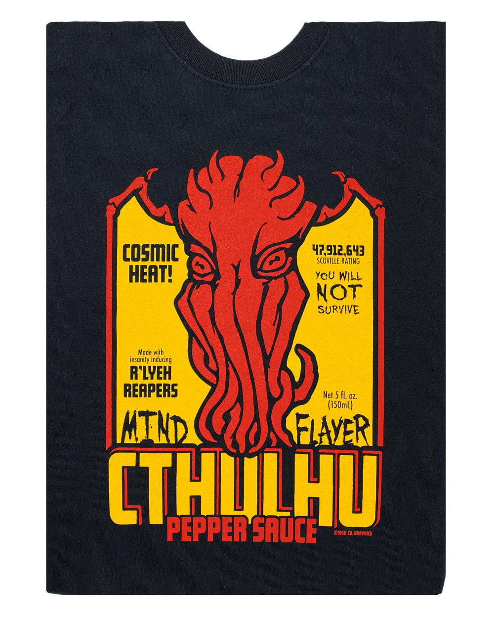 Cthulhu Mind Flayer Pepper Sauce (t-shirt)
