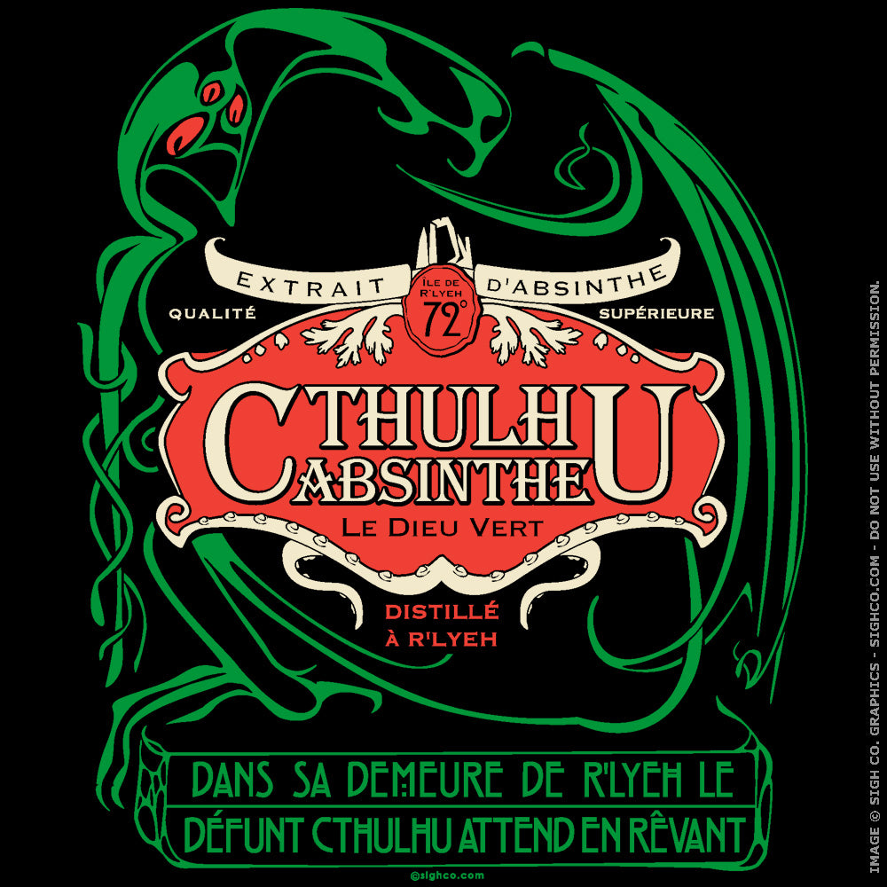 Cthulhu Absinthe shirt