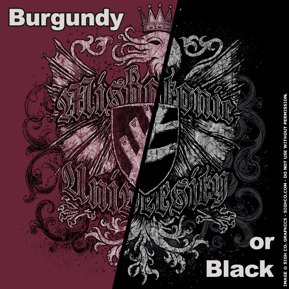 Miskatonic University Heraldic Shield shirt