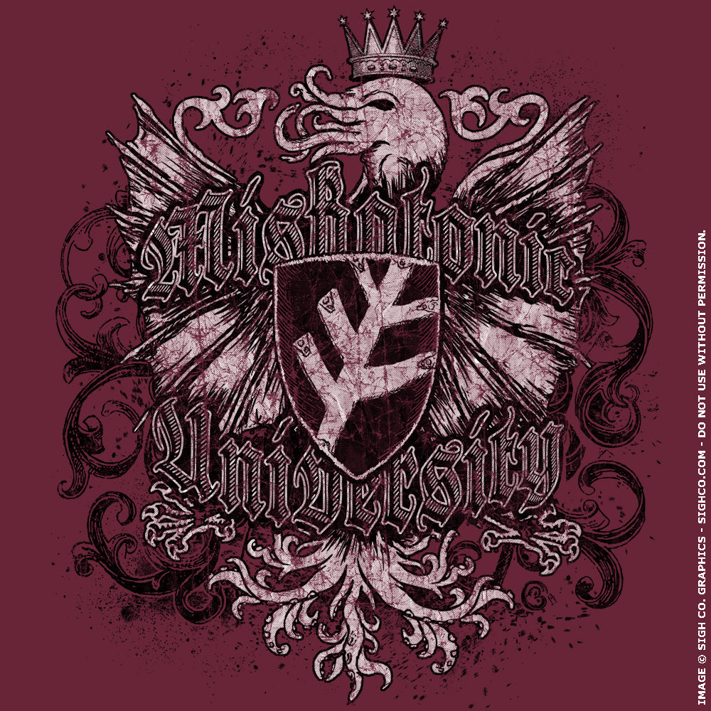 Miskatonic University Heraldic Shield shirt