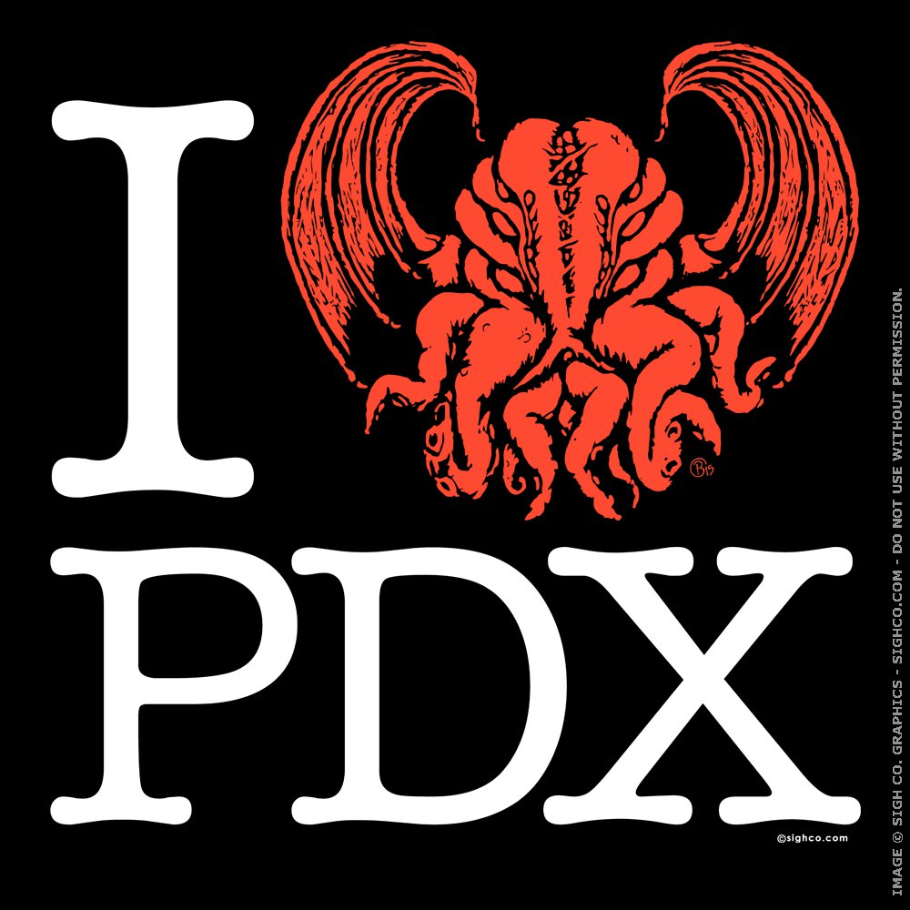 I "Cthulhu" PDX shirt