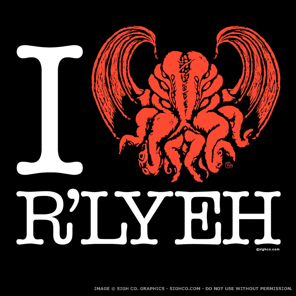 I "Cthulhu" R'lyeh T-Shirt