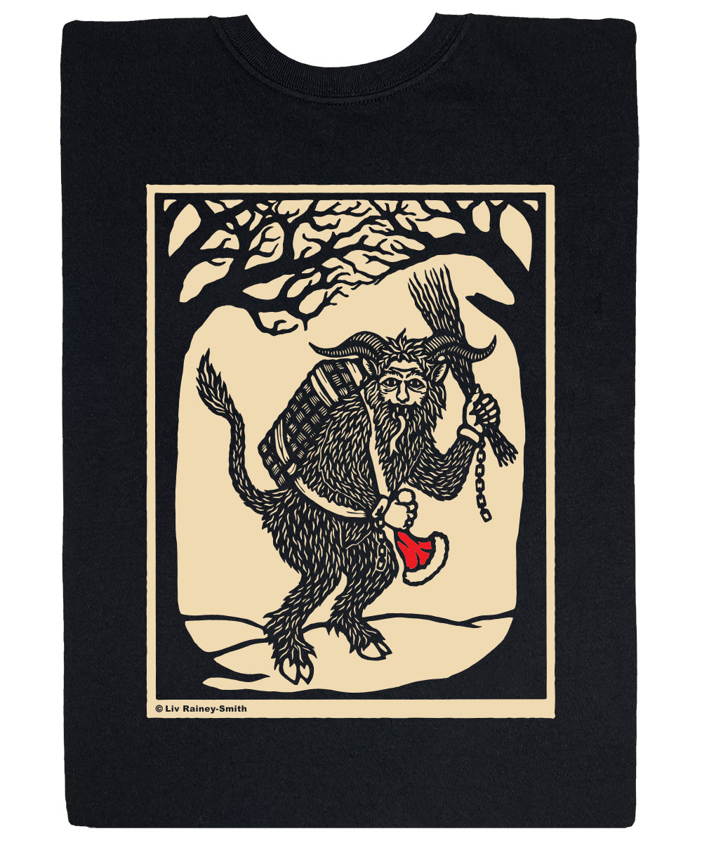 You'd Better Watch Out - Krampus woodcut t-shirt