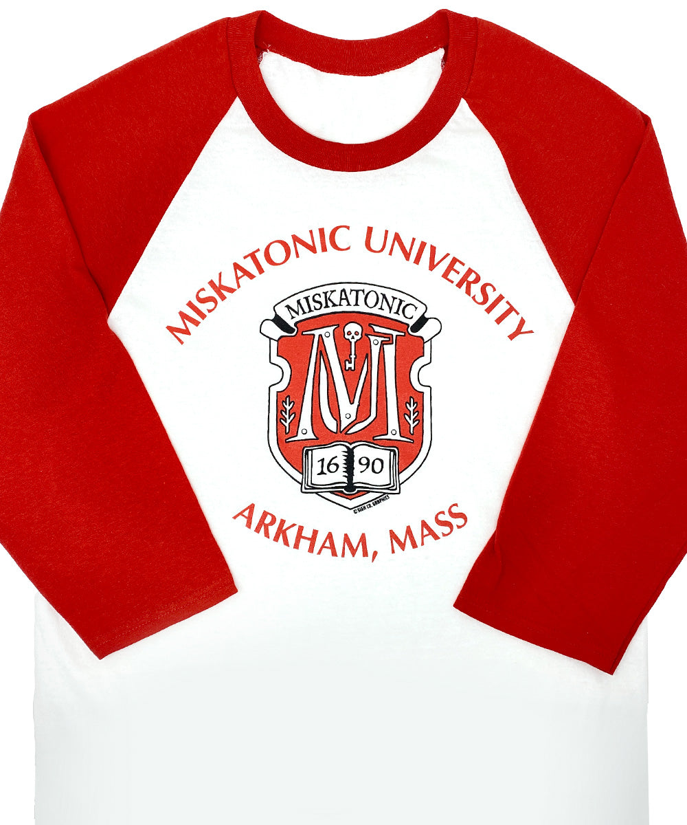 Miskatonic University Crest vintage raglan (shirt)