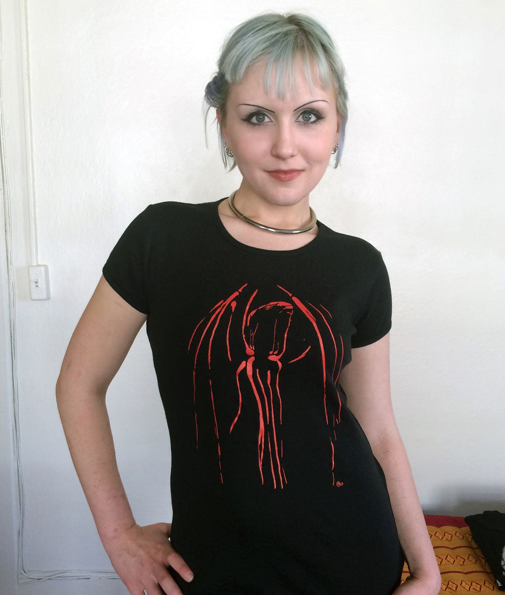 Red Cthulhu shirt