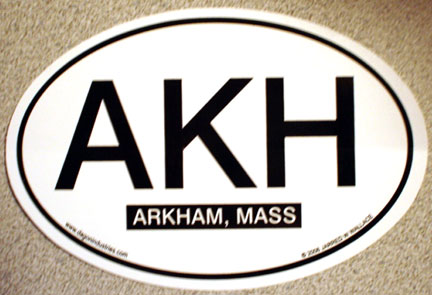 Arkham Euro Oval Decal (STICKER)